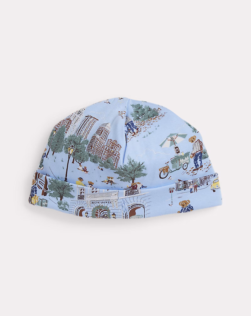 Polo ベア コットン インターロック ビーニー