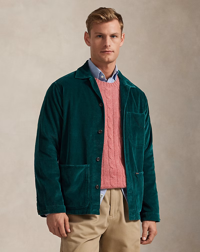 コーデュロイ ユーティリティ オーバーシャツ