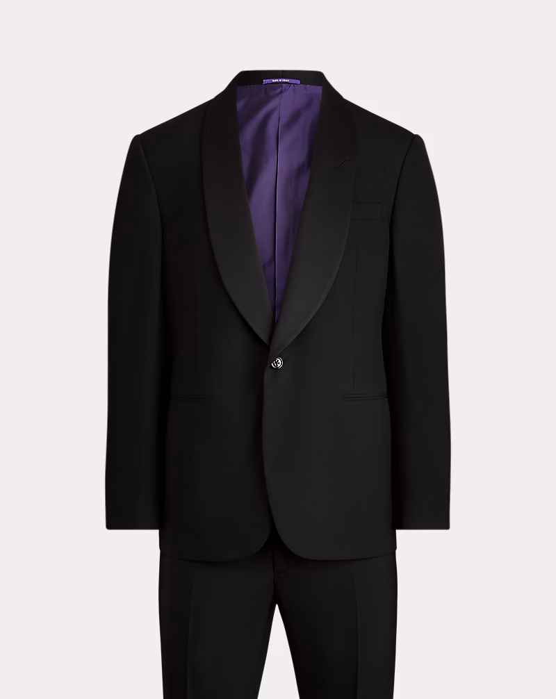 Gregory ハンドテーラード ウール ショール タキシード