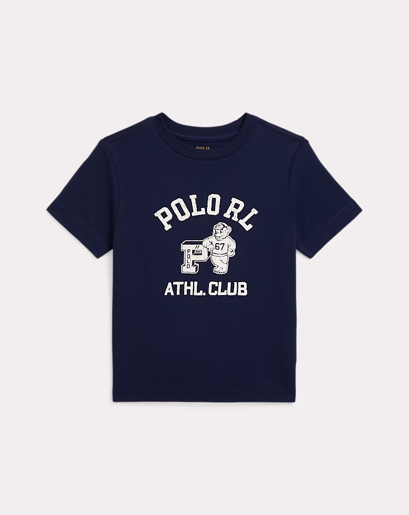 ロゴ コットン ジャージー Tシャツ