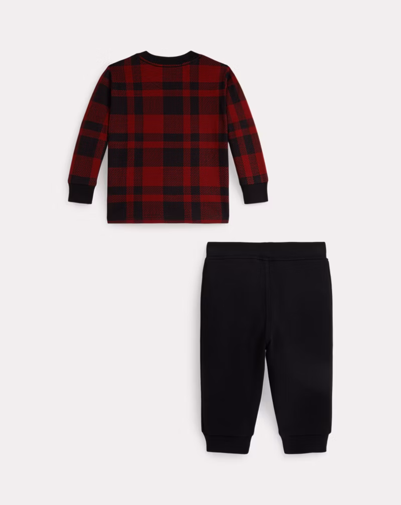 Polo ベア ジャージー Tシャツ & フリース パンツ セット