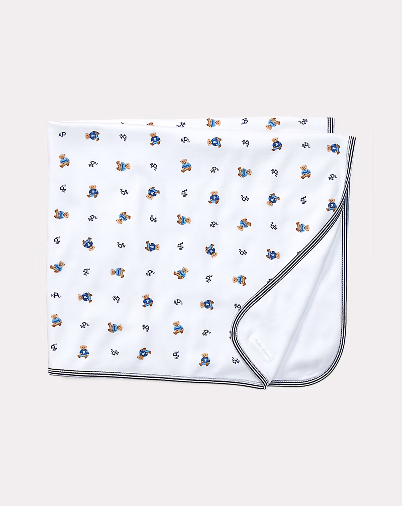 Polo ベア コットン ブランケット