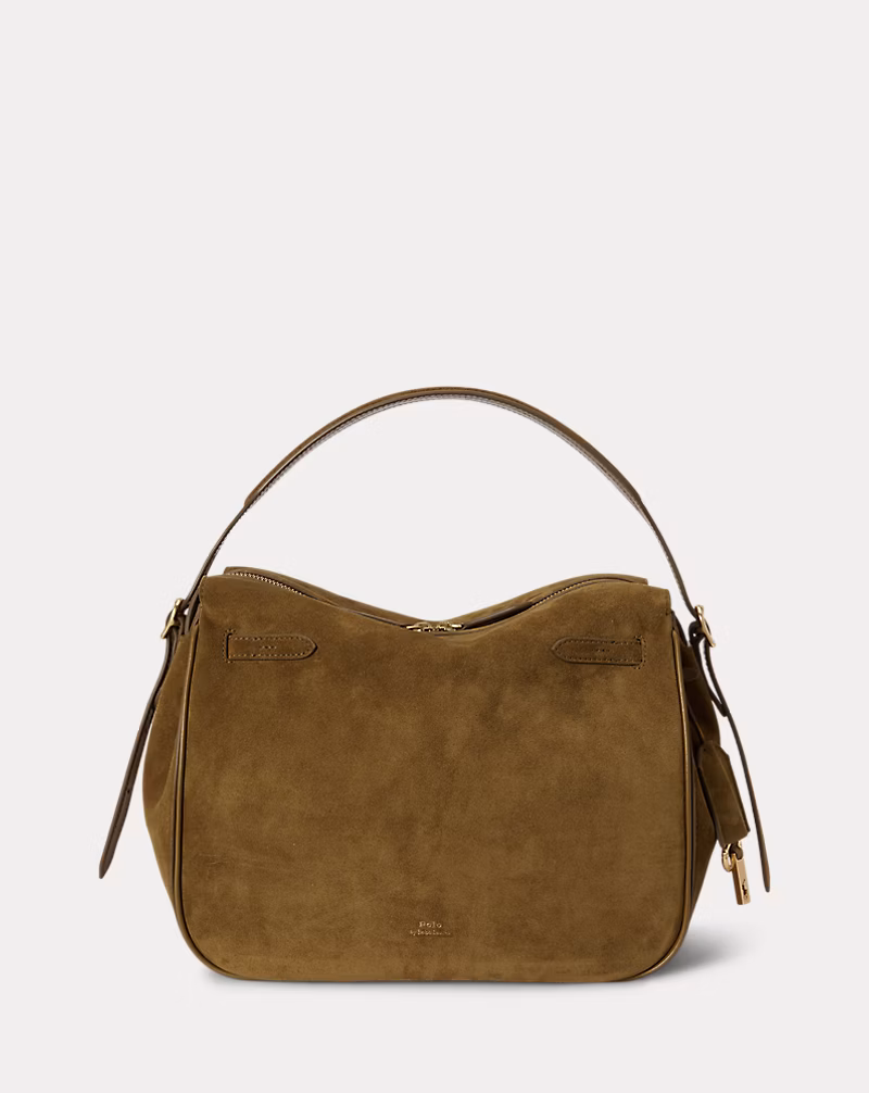 Polo ID スエード サッチェル