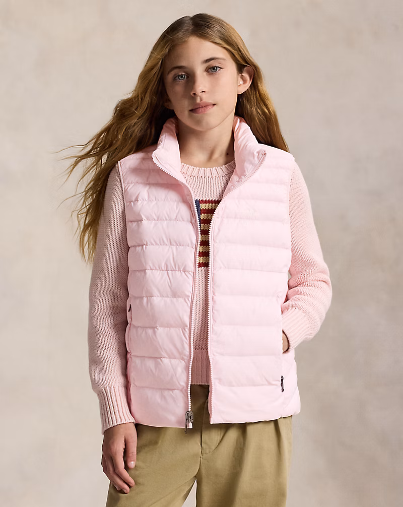 P-Layer 2 パッカブル キルテッド ベスト