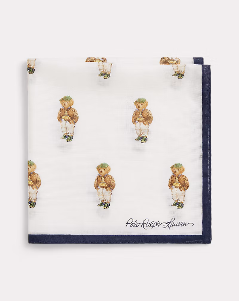 Polo ベア コットン ハンカチーフ