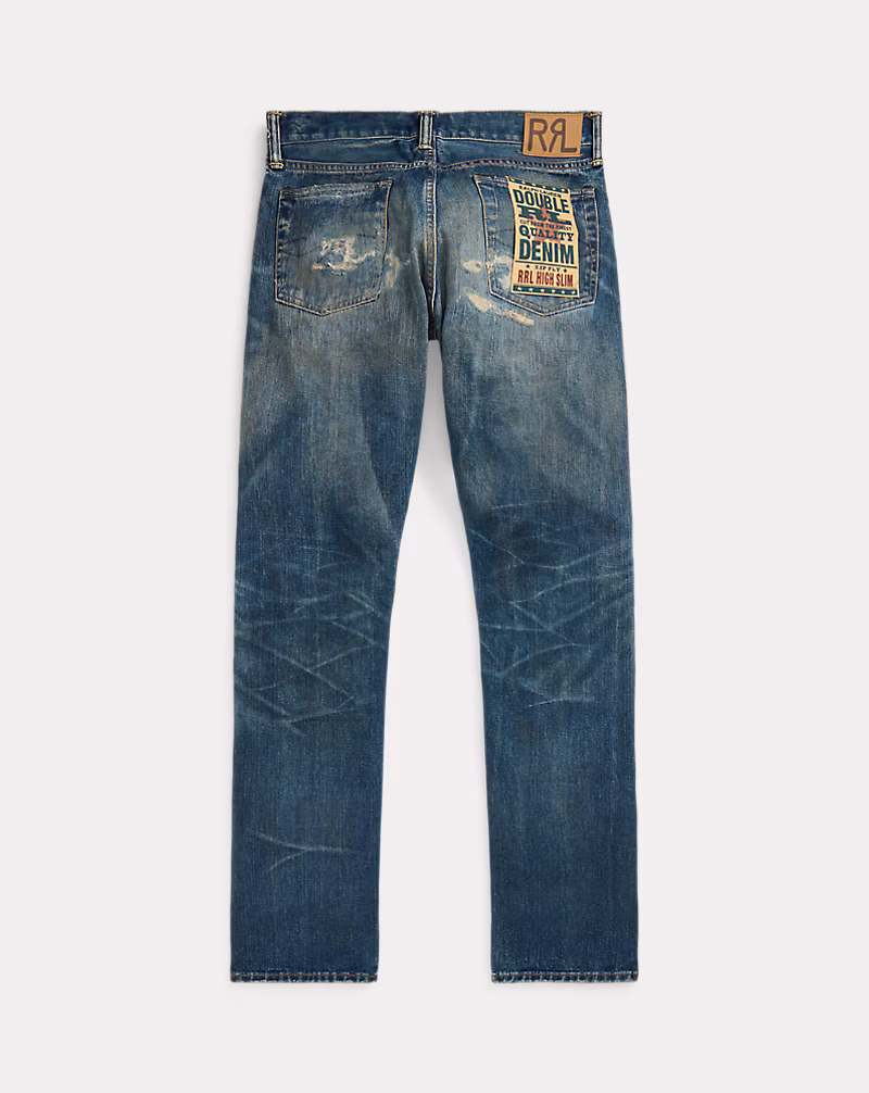 ハイ スリム Brannon リペアード ジーンズ