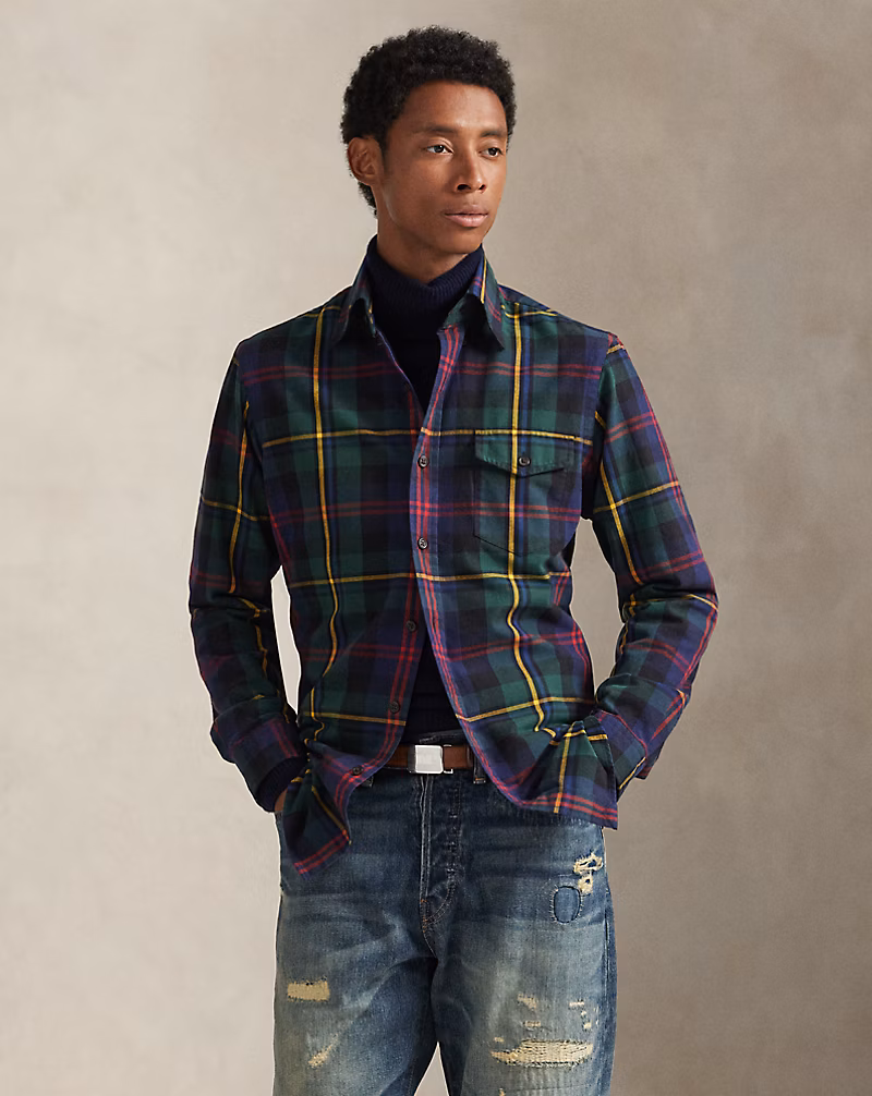 クラシック フィット チェック オックスフォード シャツ