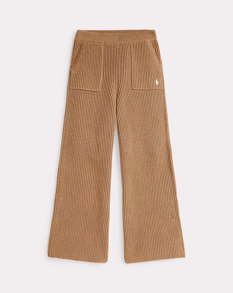 コットン ワイドレッグ セーター パンツ