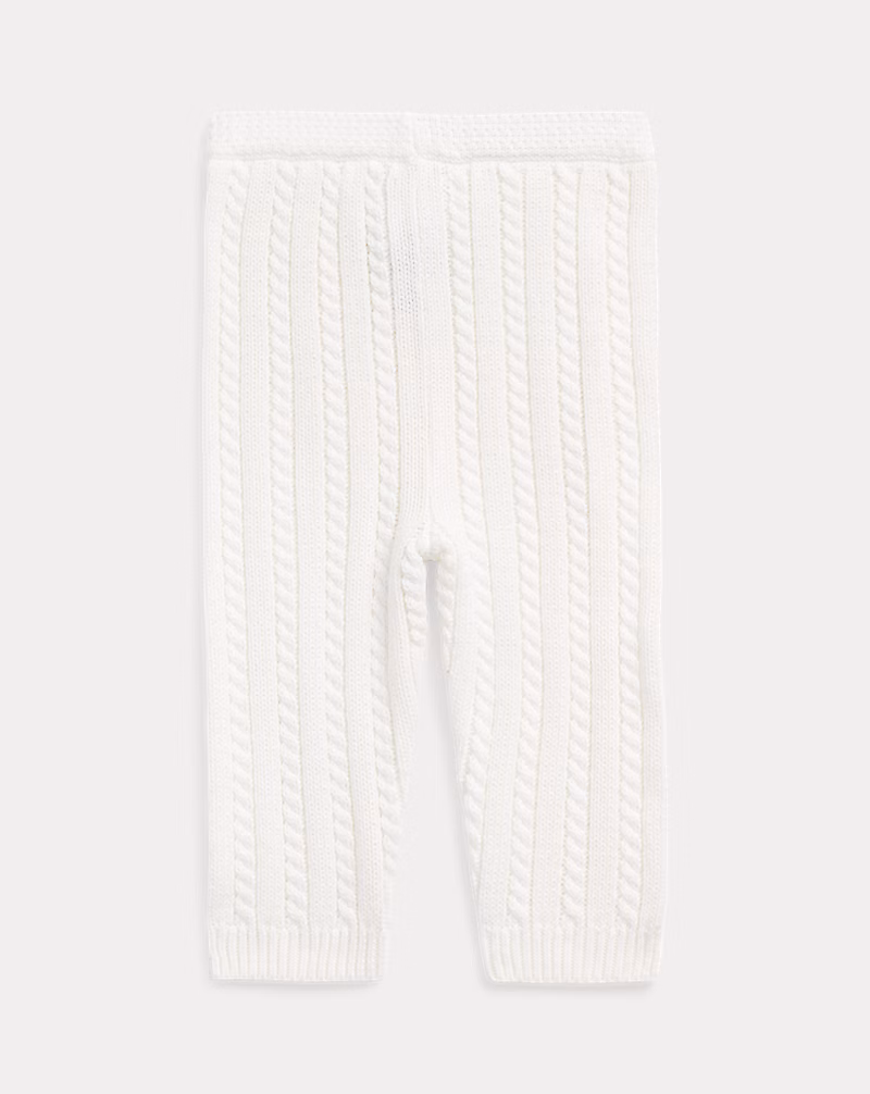 ケーブルニット オーガニック コットン セーター パンツ