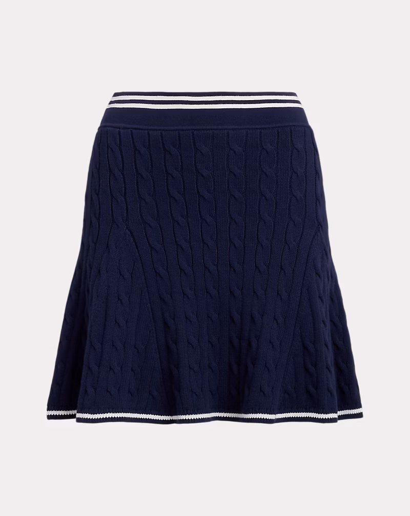 パフォーマンス ケーブルニット スコート