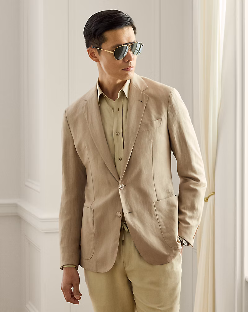 Hadley ハンドテーラード シルクリネン ジャケット