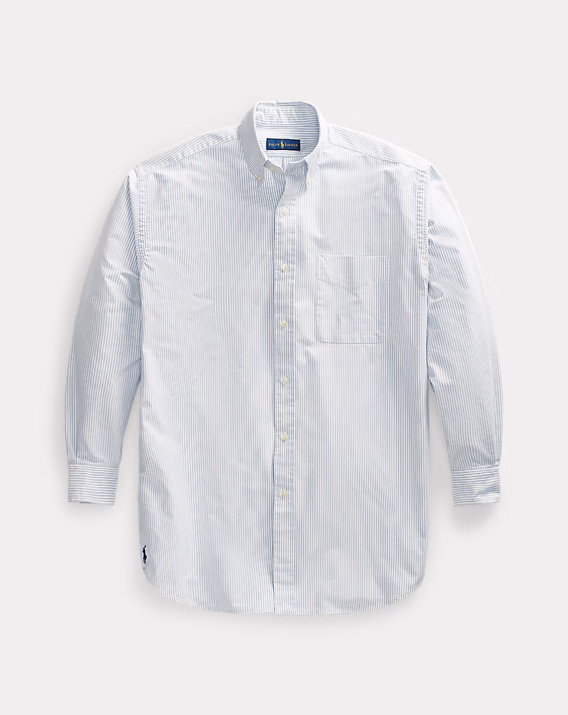 ストライプド ビッグ シャツ