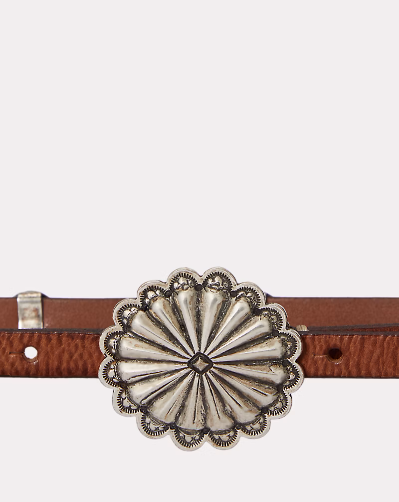 レザー コンチョ ベルト