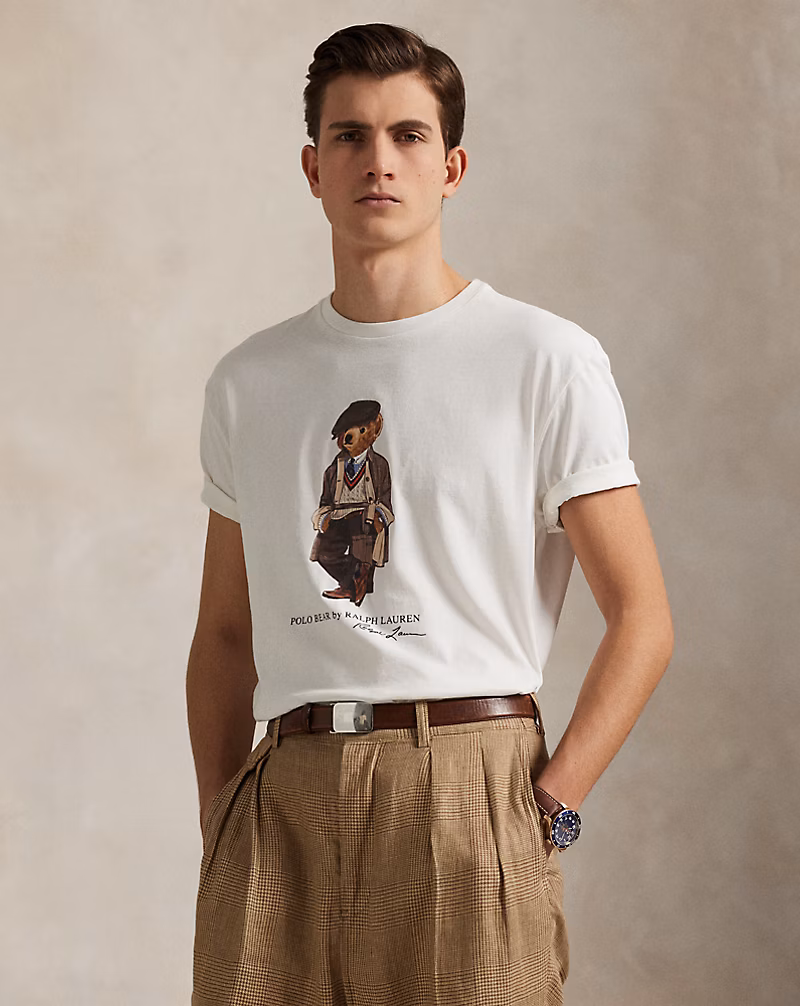 クラシック フィット Polo ベア ジャージー Tシャツ