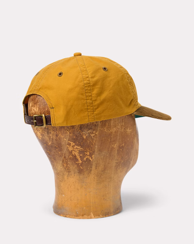 コーデュロイビル オイルクロス ボール キャップ