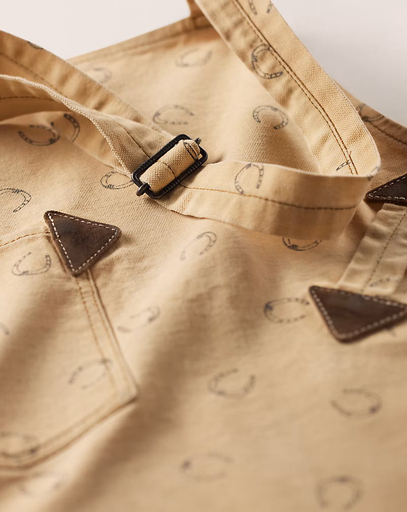 ホースシュープリント キャンバス エプロン