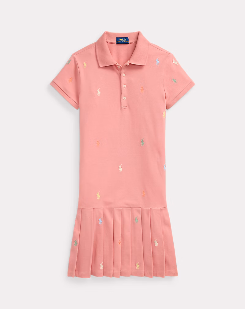 Polo ポニー ストレッチ メッシュ ポロ ドレス