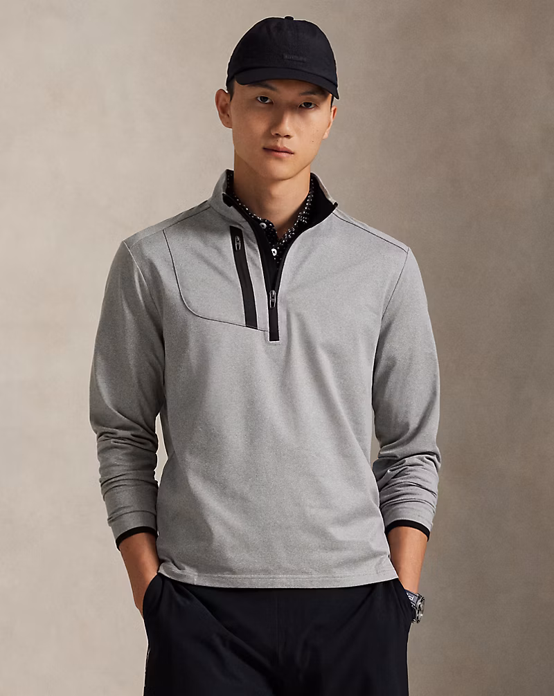 ストレッチ ジャージー プルオーバー