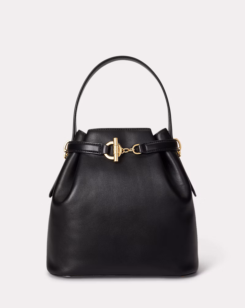 レザー ミディアム Blaike バケット バッグ