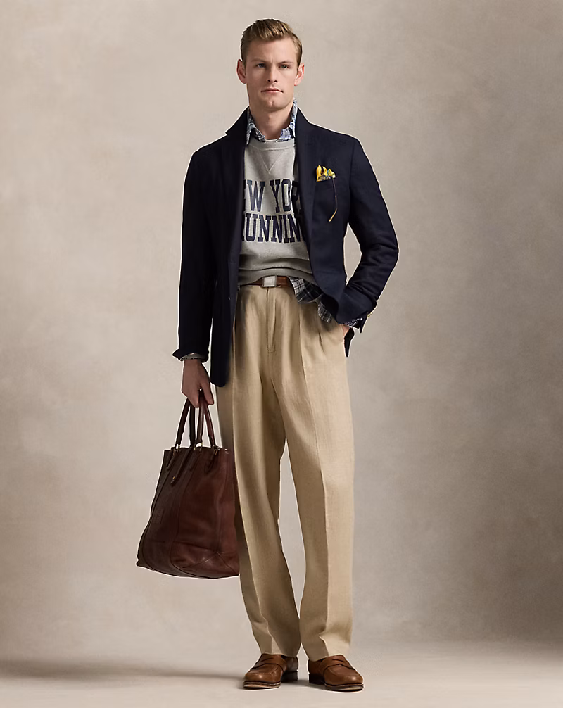 Whitman リラックス フィット ヘリンボーン パンツ