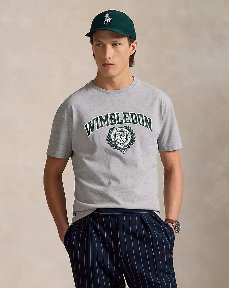 ウィンブルドン クラシック フィット ロゴ Tシャツ