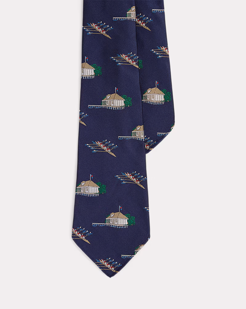 ヴィンテージインスパイアード シルク グラフィック ネクタイ