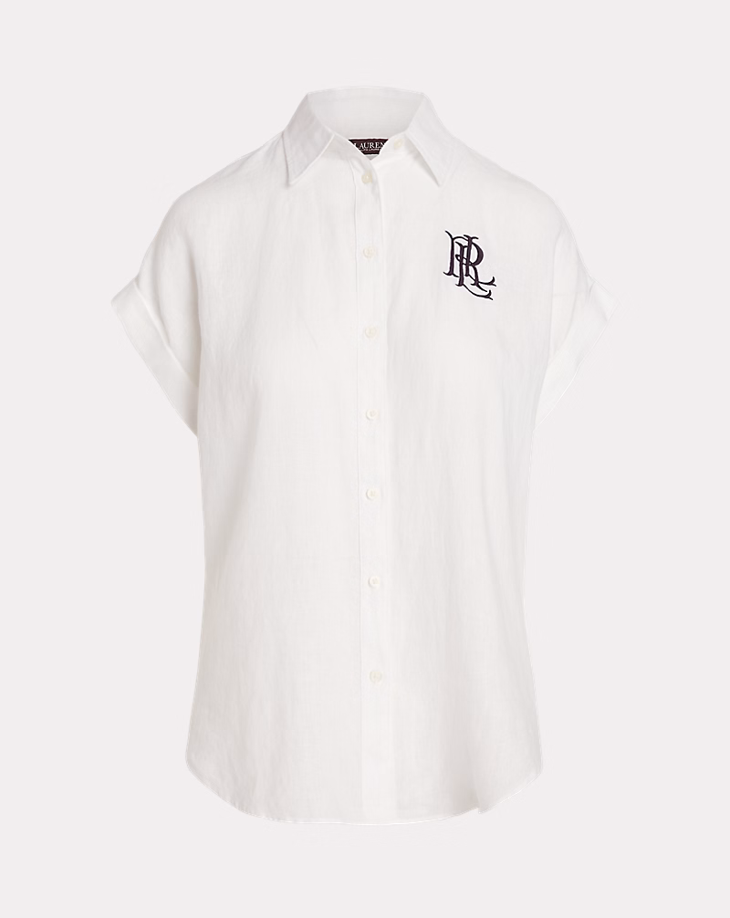 リネン ショートスリーブ シャツ