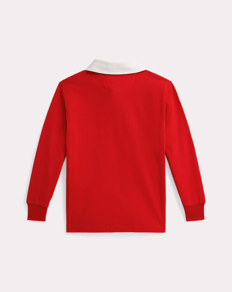 トリプルポニー コットン ラグビー シャツ