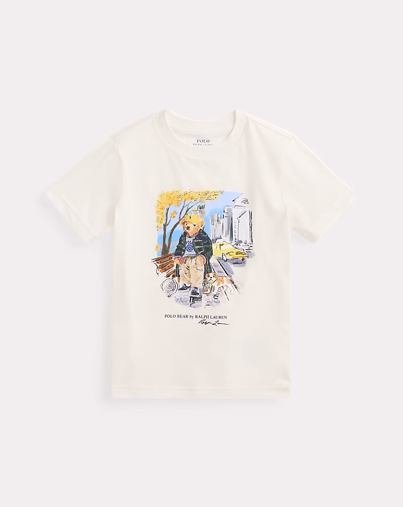 Polo ベア コットン ジャージー Tシャツ