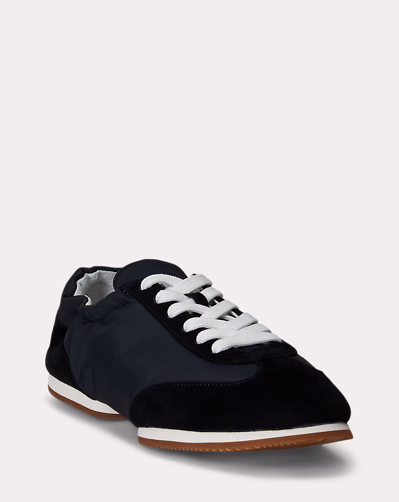 スエード ポニー バレリーナ スニーカー