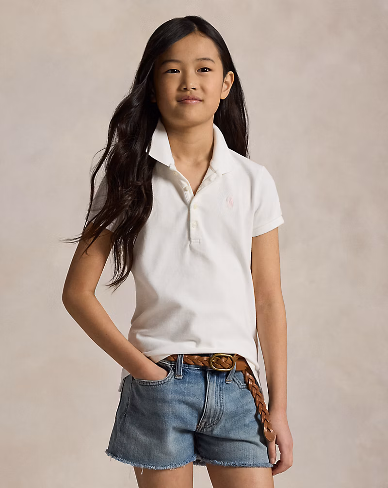 ストレッチ メッシュ ポロシャツ