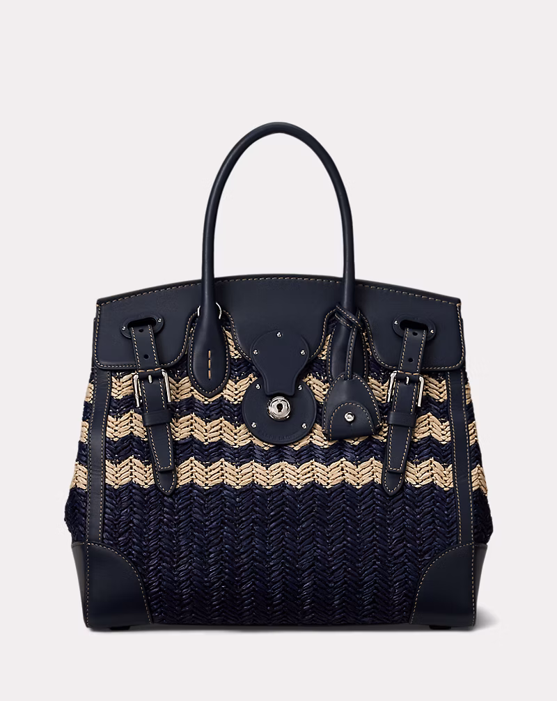 ソフト Ricky 40 ブレーデッド ラフィア バッグ