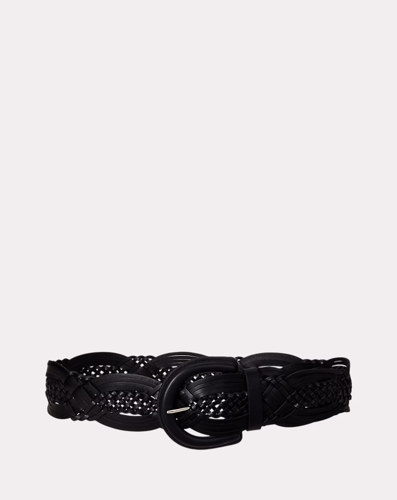 ブレーデッド レザー ベルト