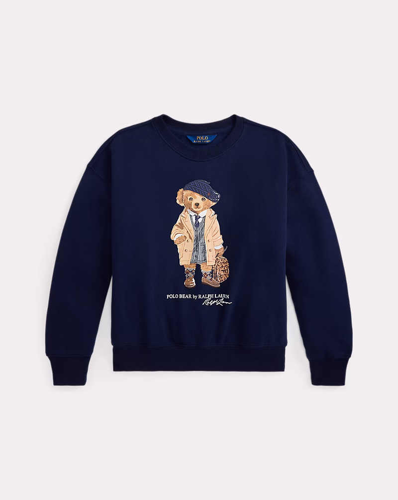 Polo ベア フリース ボクシー スウェットシャツ