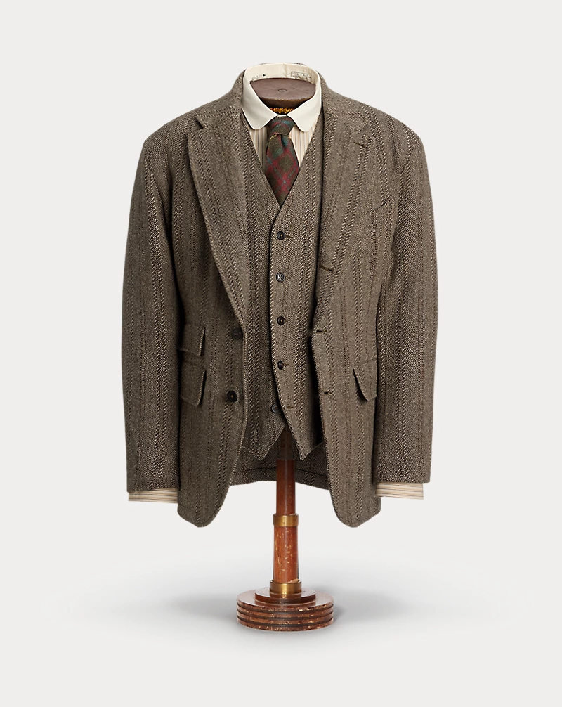 アンコンストラクテッド ヘリンボーン スポーツ コート