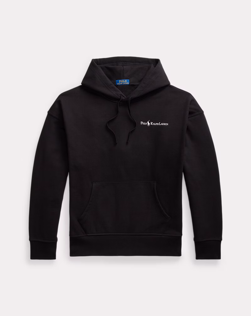 リラックス フィット ロゴ フリース フーディ