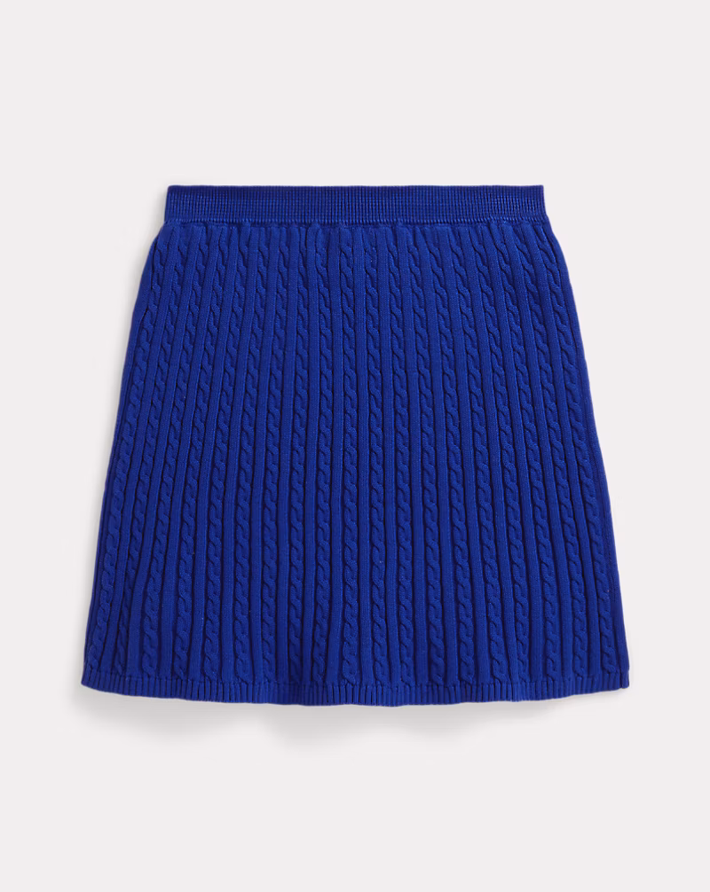 ミニケーブル コットン スカート