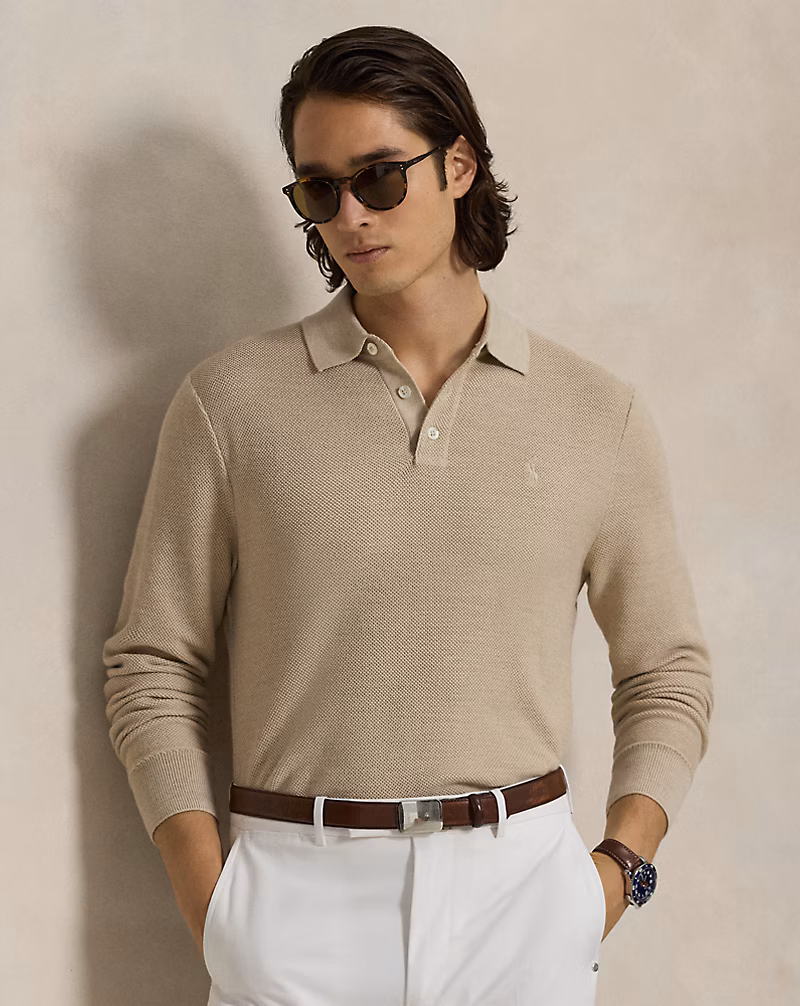 パフォーマンス ポロカラー セーター