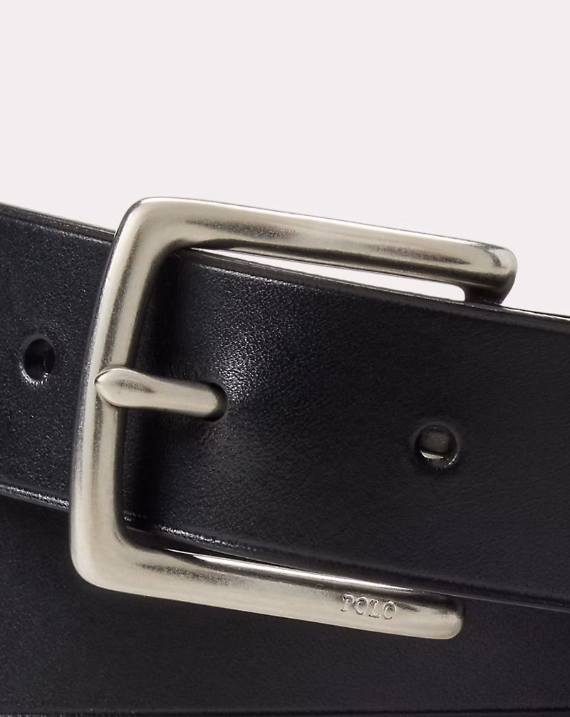 ロゴプラーク レザー ベルト