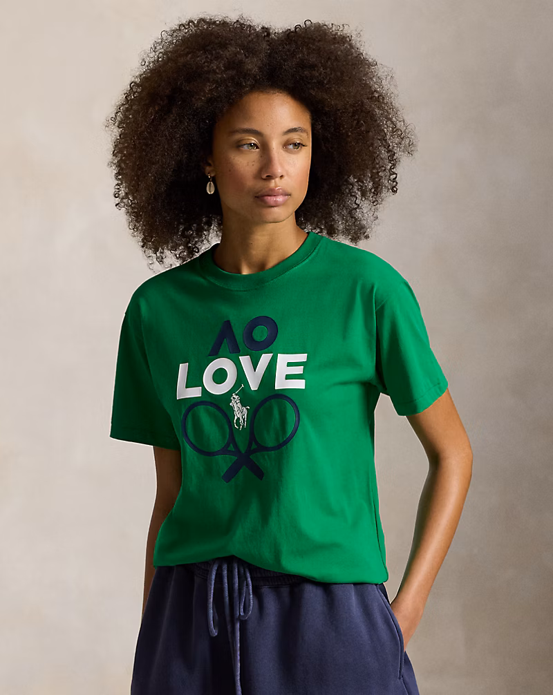 オーストラリアン オープン ロゴ ジャージー Tシャツ