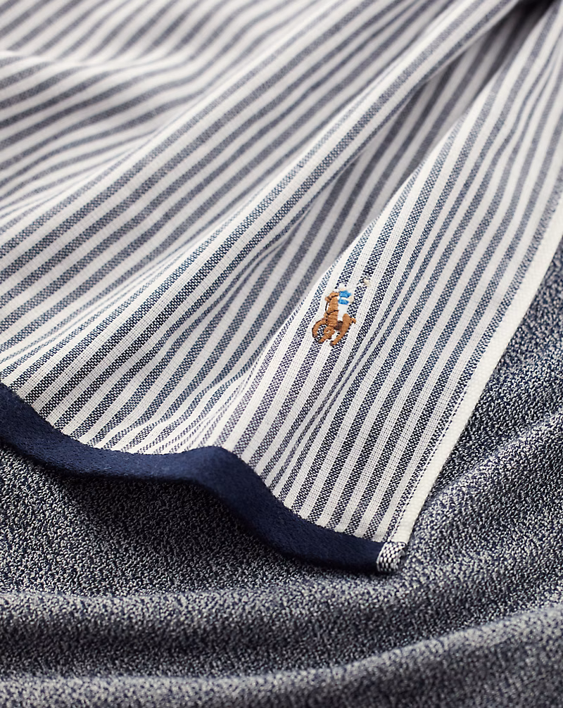 オックスフォード ストライプド タオルケット