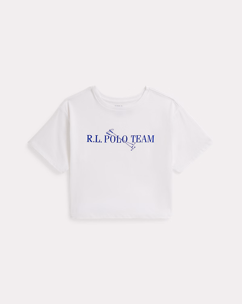 Polo チーム コットン ジャージー ボクシー Tシャツ