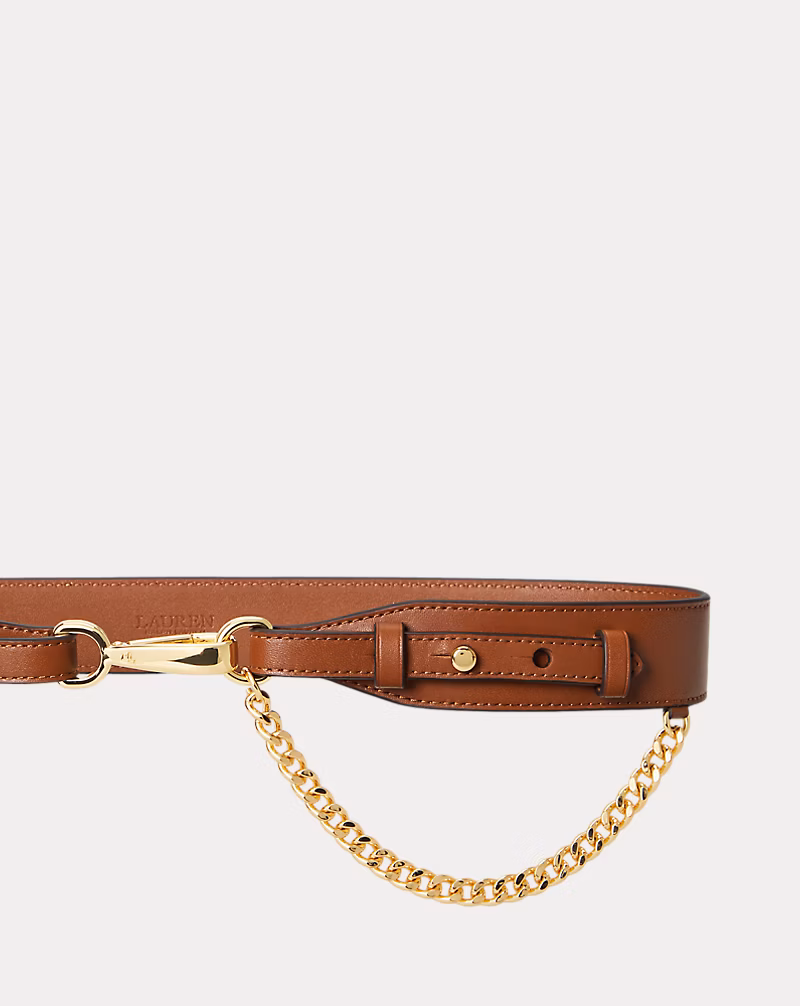 チェーントリム レザー ドッグクリップ ベルト