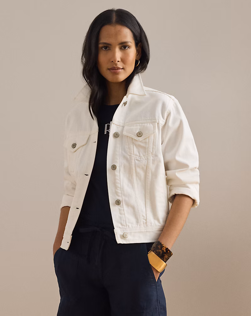 デニム トラッカー ジャケット