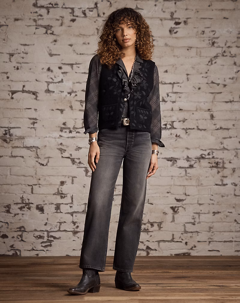 ハイ ボーイ フィット ウエスタン ジーンズ