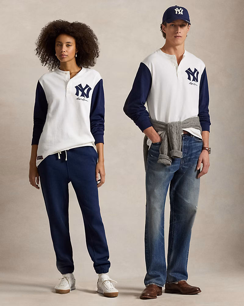 ヤンキース ヘンリーネック シャツ