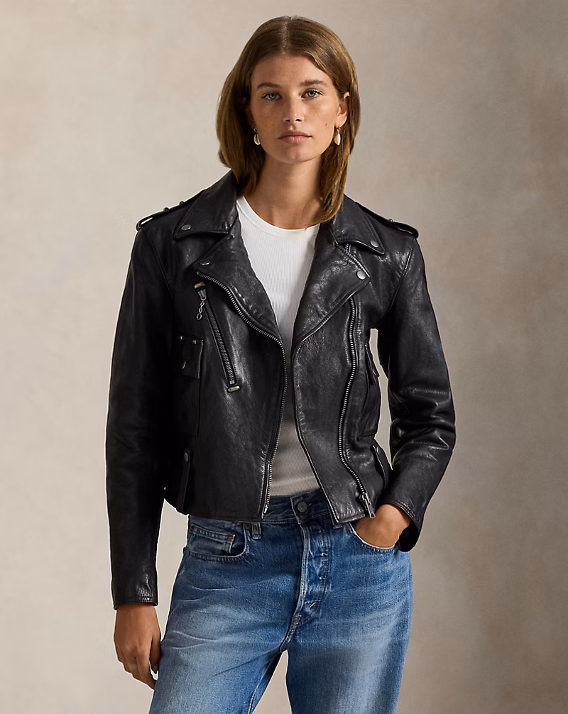 レザー モト ジャケット