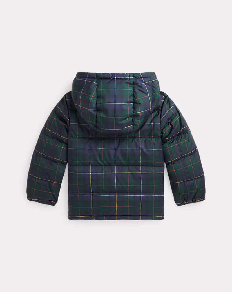 Polo ベア Polo タータン ダウン ジャケット