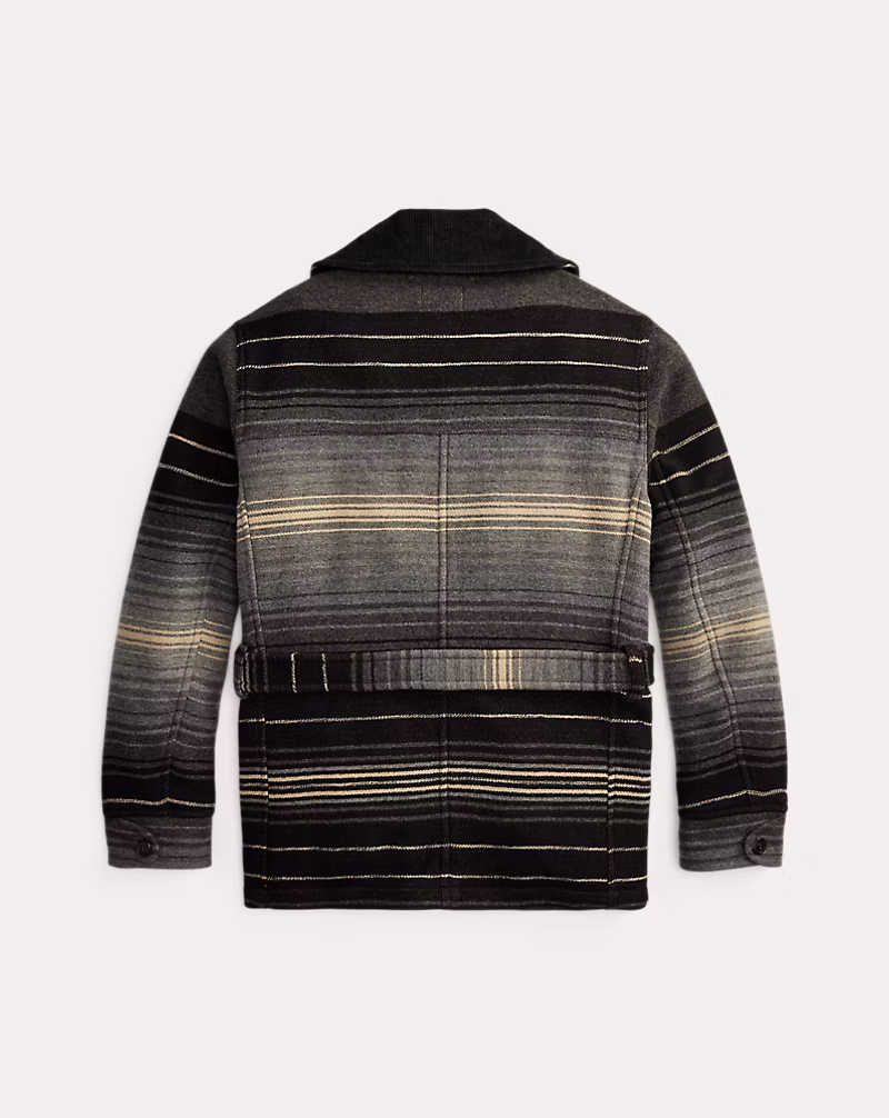 コーデュロイカラー ジャカード コート