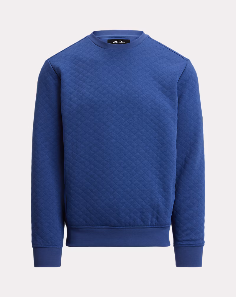 キルテッド ダブルニット クルーネック スウェットシャツ